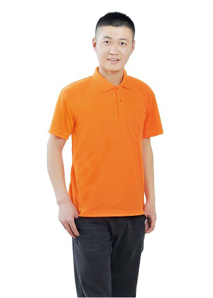 橙黄色文化衫 
